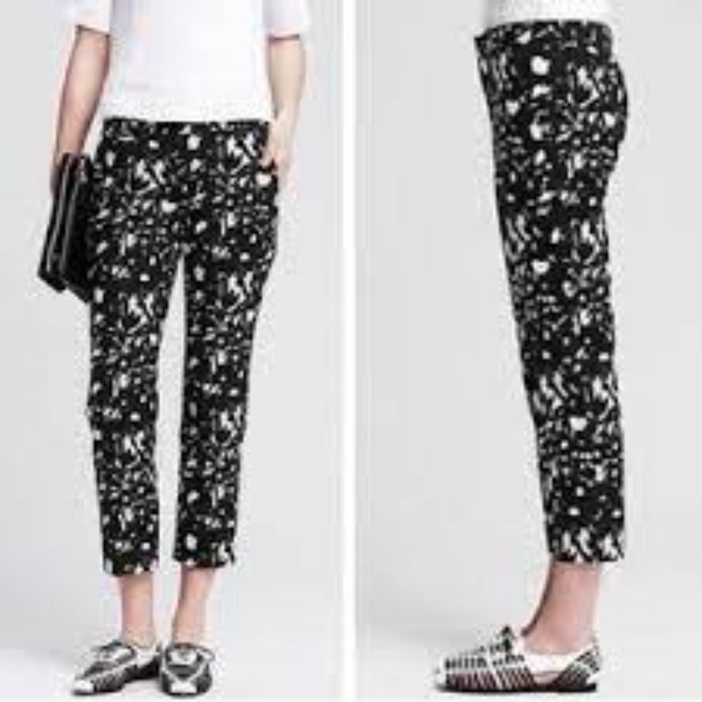 Banana Republic Avalon Fit Jacquard Boy Crop Size 8